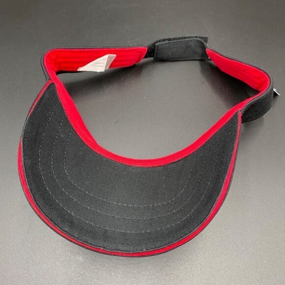 Kudzu Nascar Racing Black/Red Adjustable Visor - Picture 2 of 4